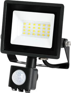 LED strålkastare med sensor MHC LED/20W/230V IP44 6500K svart