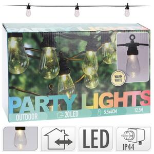 ProGarden Partyslinga med 20 LED 12 V