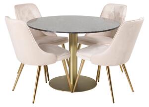 Matgrupp Espolla bord och 4 st Valleta stolar
