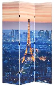 Vikbar rumsavdelare Paris i nattetid 120x170 cm