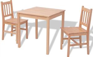 Matbord och stolar 3 delar furu