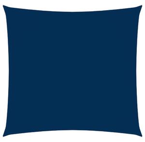 Solsegel oxfordtyg fyrkantigt 6x6 m blå