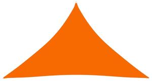 Solsegel oxfordtyg trekantigt 4x4x5,8 m orange