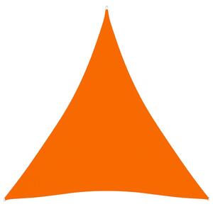 Solsegel Oxfordtyg trekantigt 4,5x4,5x4,5 m orange