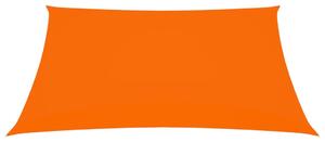 Solsegel oxfordtyg rektangulärt 3,5x4,5 m orange