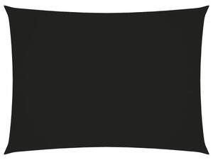 Solsegel oxfordtyg rektangulärt 2,5x4 m svart