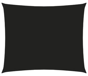 Solsegel oxfordtyg rektangulärt 2,5x3,5 m svart