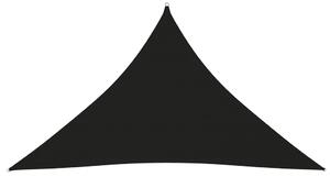 Solsegel oxfordtyg trekantigt 3,5x3,5x4,9 m svart