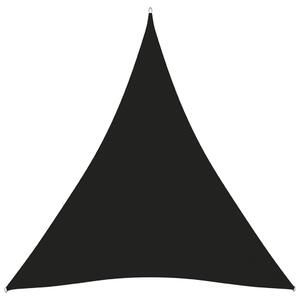 Solsegel oxfordtyg trekantigt 3x4x4 m svart