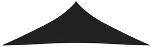 Solsegel oxfordtyg trekantigt 5x5x6 m svart