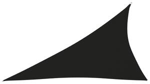 Solsegel oxfordtyg trekantigt 3x4x5 m svart