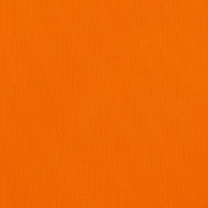 Solsegel oxfordtyg trekantigt 5x6x6 m orange