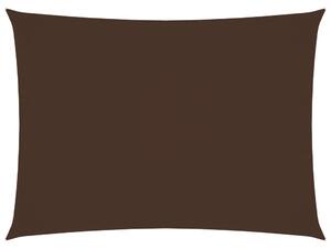 Solsegel oxfordtyg rektangulärt 2x3,5 m brun