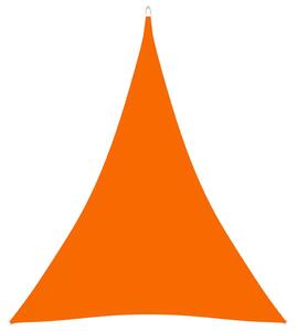 Solsegel Oxfordtyg trekantigt 4x5x5 m orange