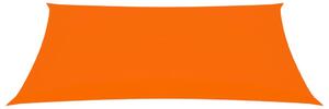 Solsegel oxfordtyg rektangulärt 2x4,5 m orange