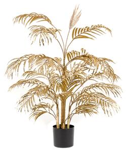 Emerald Konstväxt Areca-palmträd 105 cm guld