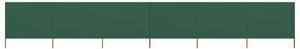 Vindskydd 6 paneler tyg 800x120 cm grön