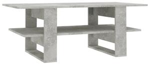 Soffbord betonggrå 110x55x42 cm konstruerat trä