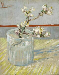 Bildreproduktion Sprig of flowering almond in a glass (1888), Vincent van Gogh