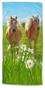 Good Morning Badlakan HORSES 75x150 cm flerfärgat