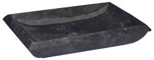 Handfat svart 50x35x10 cm marmor