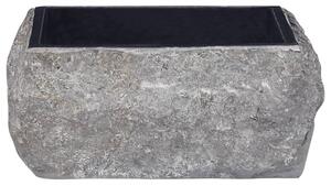 Handfat svart 30x30x13 cm marmor