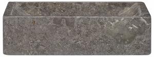 Handfat 45x30x12 cm marmor grå högglans