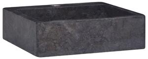 Handfat svart 40x40x12 cm marmor