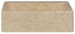Handfat gräddvit 40x40x12 cm marmor