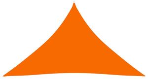 Solsegel oxfordtyg trekantigt 2,5x2,5x3,5 m orange
