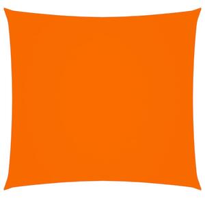 Solsegel oxfordtyg fyrkantigt 3x3 m orange