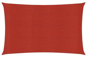 Solsegel 160 g/m² röd 2x4,5 m HDPE