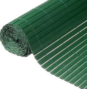 Nature Dubbelsidigt insynsskydd PVC 1x3m grön