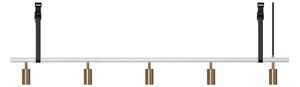 Rubn - Long John 5 White/Brass / Black Leather - Takkronor - Niclas Hoflin - Guld,Vit