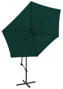 Frihängande parasoll 3 m grön