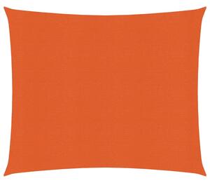 Solsegel 160 g/m² orange 2,5x2,5 m HDPE