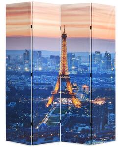 Vikbar rumsavdelare Paris i nattetid 160x170 cm