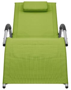 Solstol textilen grön och grå