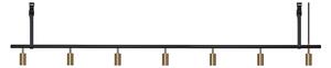 Rubn - Long John 7 Black/Brass / Black Leather - Takkronor - Niclas Hoflin - Guld,Svart