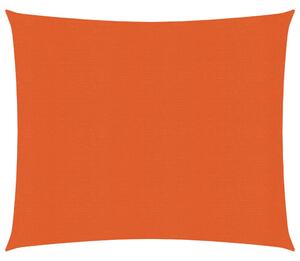 Solsegel 160 g/m² orange 3,6x3,6 m HDPE