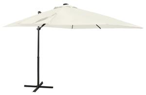 Frihängande parasoll med stång och LED sand 250 cm