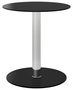 Soffbord svart 40 cm härdat glas