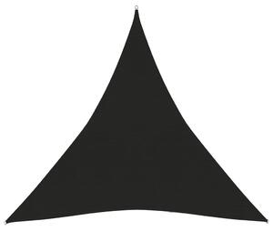 Solsegel 160 g/m² svart 4,5x4,5x4,5 m HDPE