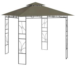 Paviljong 3x3x2,7 m taupe 160 g/m²
