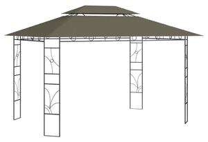 Paviljong 4x3x2,7 m taupe 160 g/m²