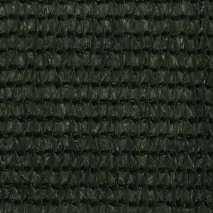 Balkongskärm mörkgrön 120x300 cm HDPE