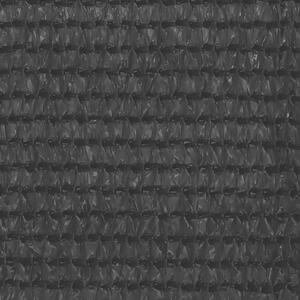 Balkongskärm svart 90x500 cm HDPE