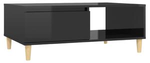 Soffbord svart högglans 90x60x35 cm spånskiva