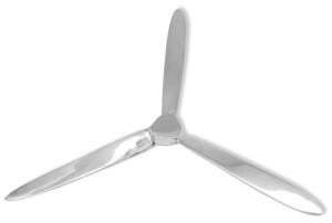 Väggmonterad propeller aluminium silver 70 cm