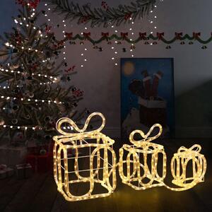 Juldekoration julklappar med 180 LED inomhus/utomhus